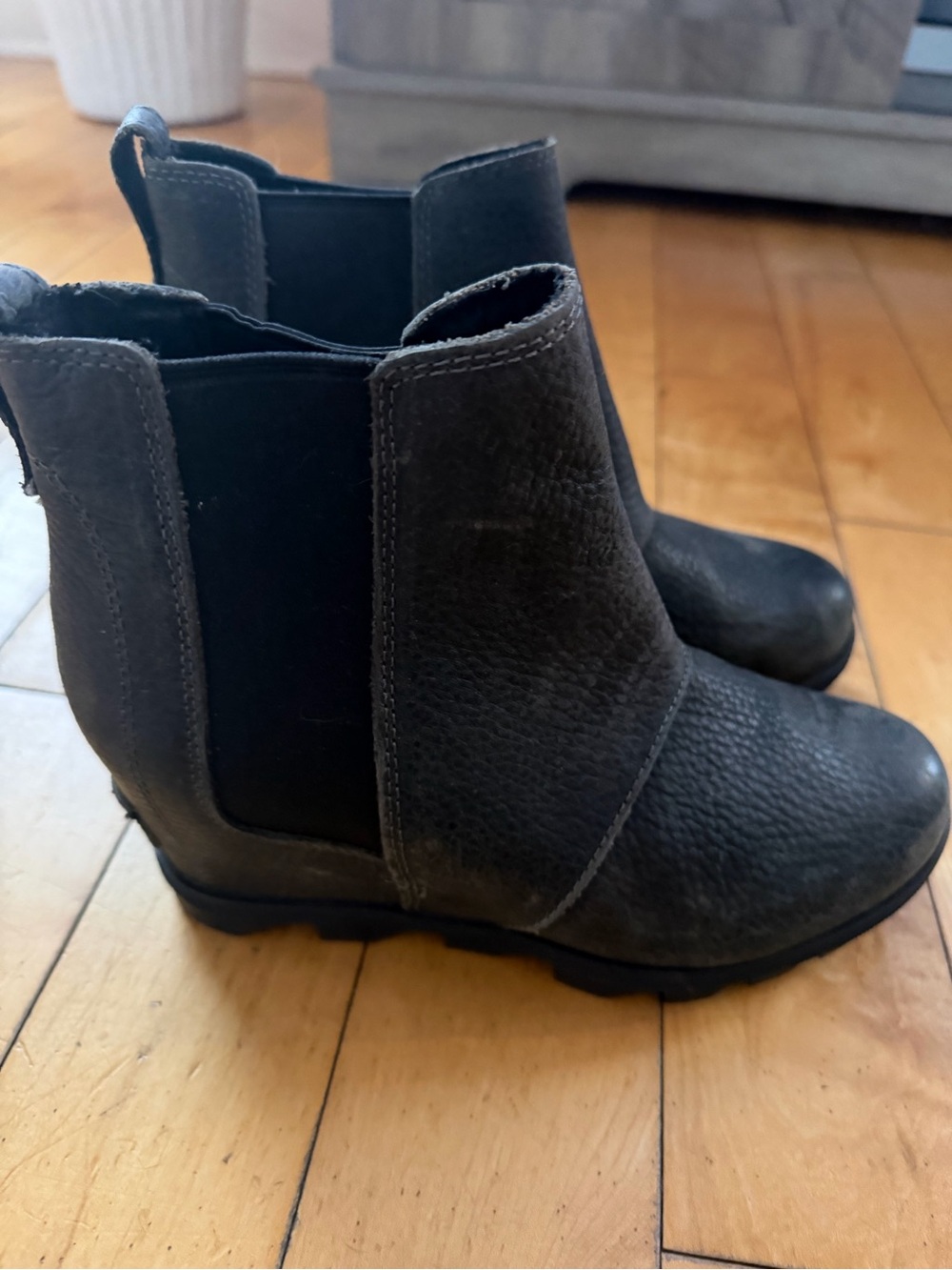 Women’s Black Sorel Chelsea Ankle Boots